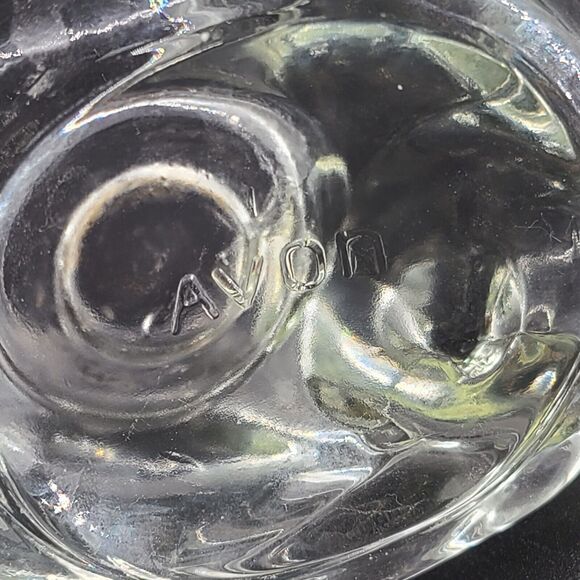 Vintage Avon Glass Sleeping Cat and Squirrel Votive Candle Holders - Picture 8 of 8